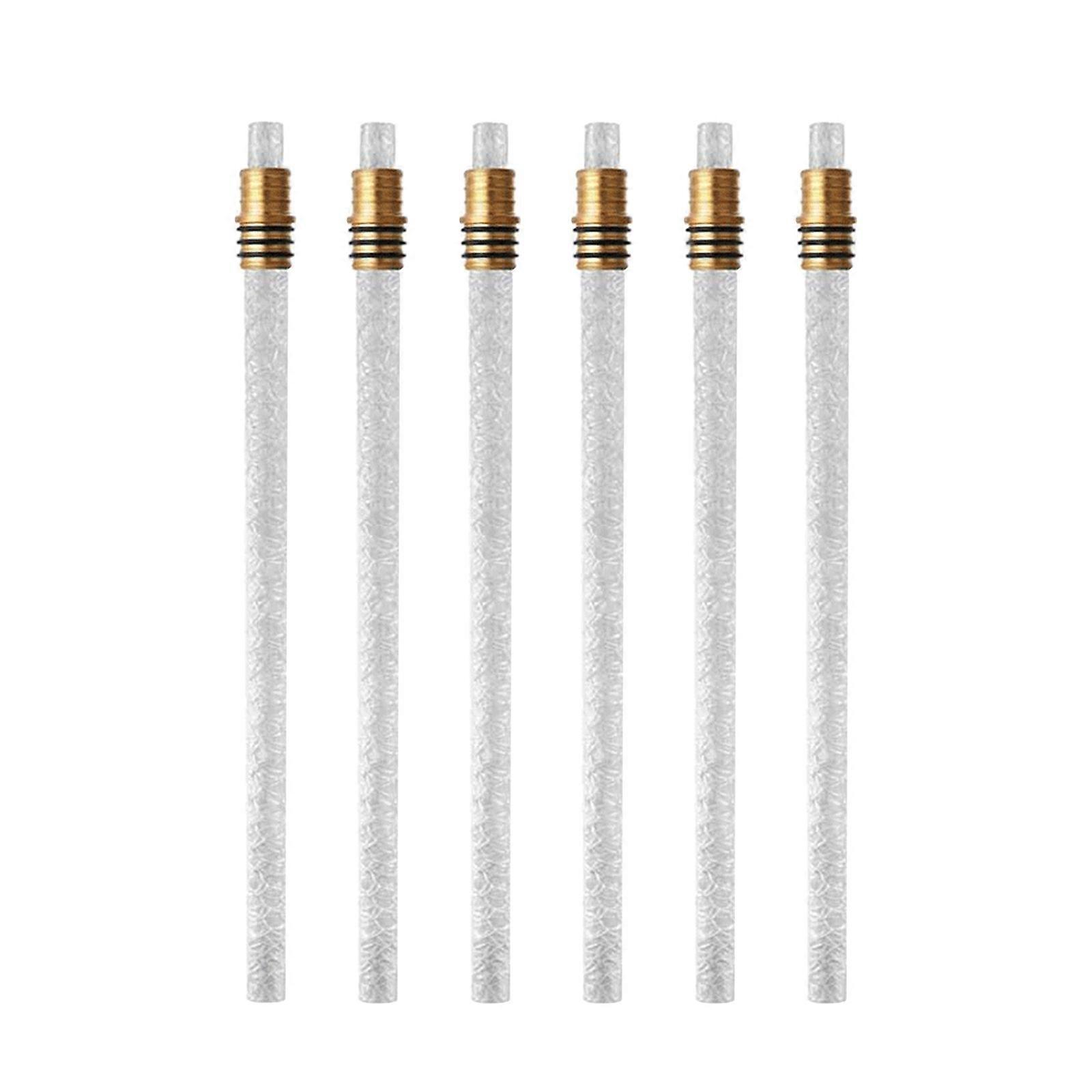 1 Set Outdoor Torch Lighting Essential Brass Torch Wicks Holder and Replacement Wicks Torch Accessories for Bottles