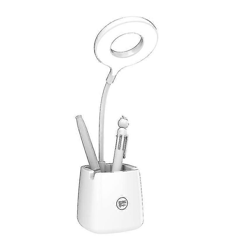Foldable Desk Light In Promotion Rechargeable Innovative Bright Square Base Pen Container Led Table Lamp