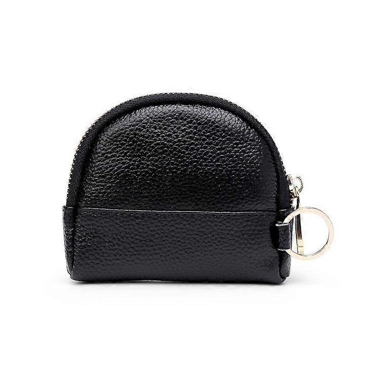 Leather Multifunctional Coin Purse Household Large-Capacity Key Card Case