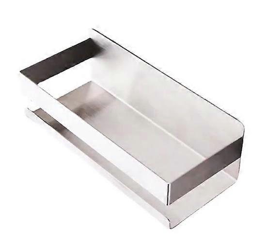 No Drilling Wall Mounted Shelf, Anti-Rust Stainless Steel Floating Caddy, Self-Adhesive Guard Rail Rack For Skincare Products