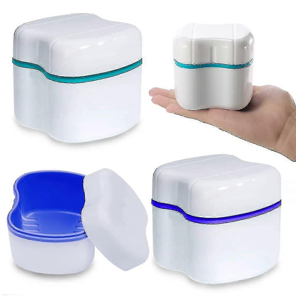 2pcs Denture Box With Funnel Denture Cleaning Box compatible for Walkbee A B