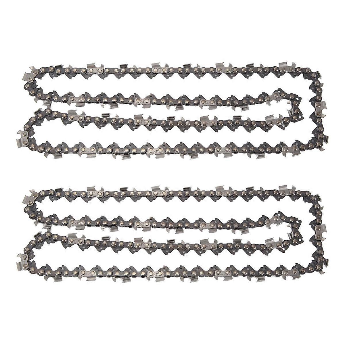 2Pcs 20Inch Chainsaw Saw 76 Drive Links Replacement Mill Ripping Chain Blade Pitch 0.325Inch 0.058 G
