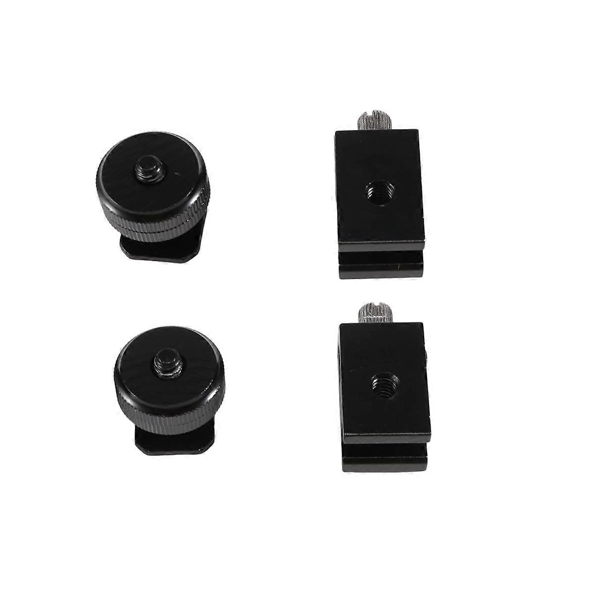 4 Pack Hot Shoe Cold Shoe Mount Adapter For Dslr Camera 