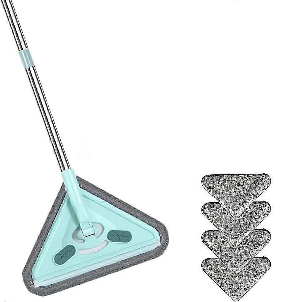 Multifunctional Mop, 360 Rotatable and Adjustable Cleaning Mop, Wet and Dry Triangle