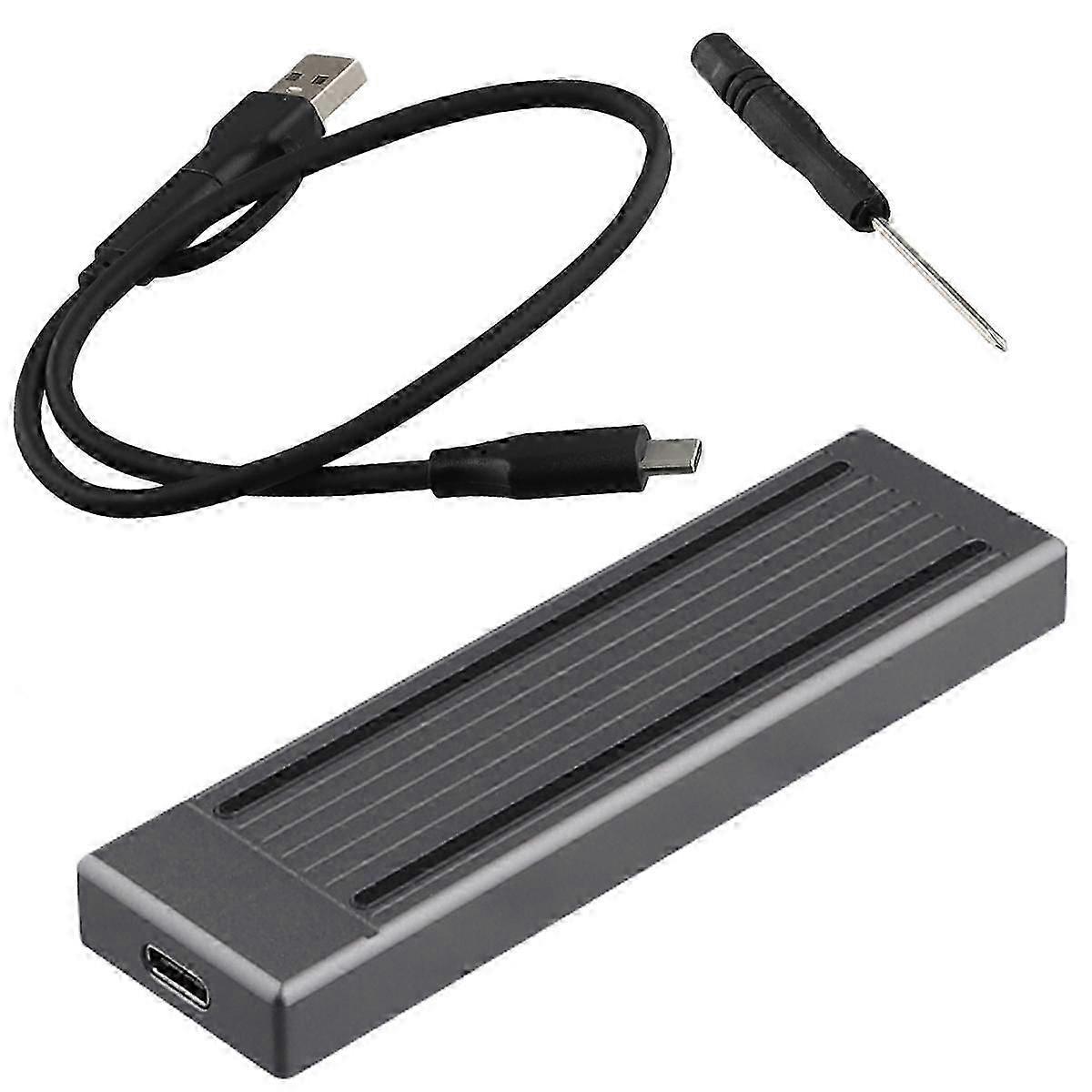 M.2 SSD HDD Enclosure NVMe HDD Enclosure RGB Cool Light Multi-Function Convenient HDD Enclosure