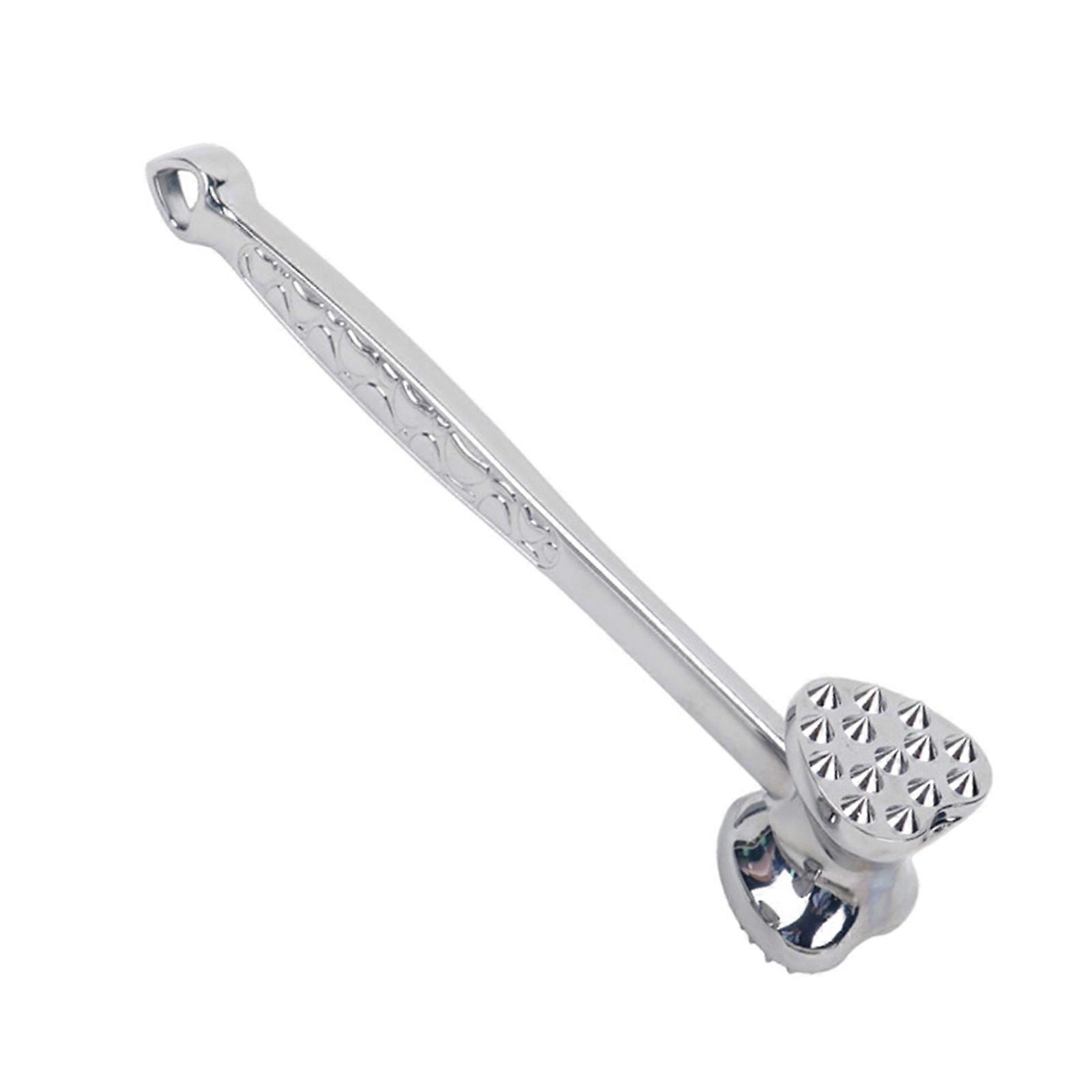 Meat Tenderizing Mallet Multifunctional Meat Hammer Meat Tenderizer Metal Texture Suitable for Efficient Cooking