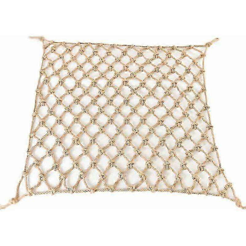 Rope Net, Playground Safety Net, Mesh Width 6cm, Rope Thickness 4mm, (Size:1x4m)Tarpaulins & Trailer Nets