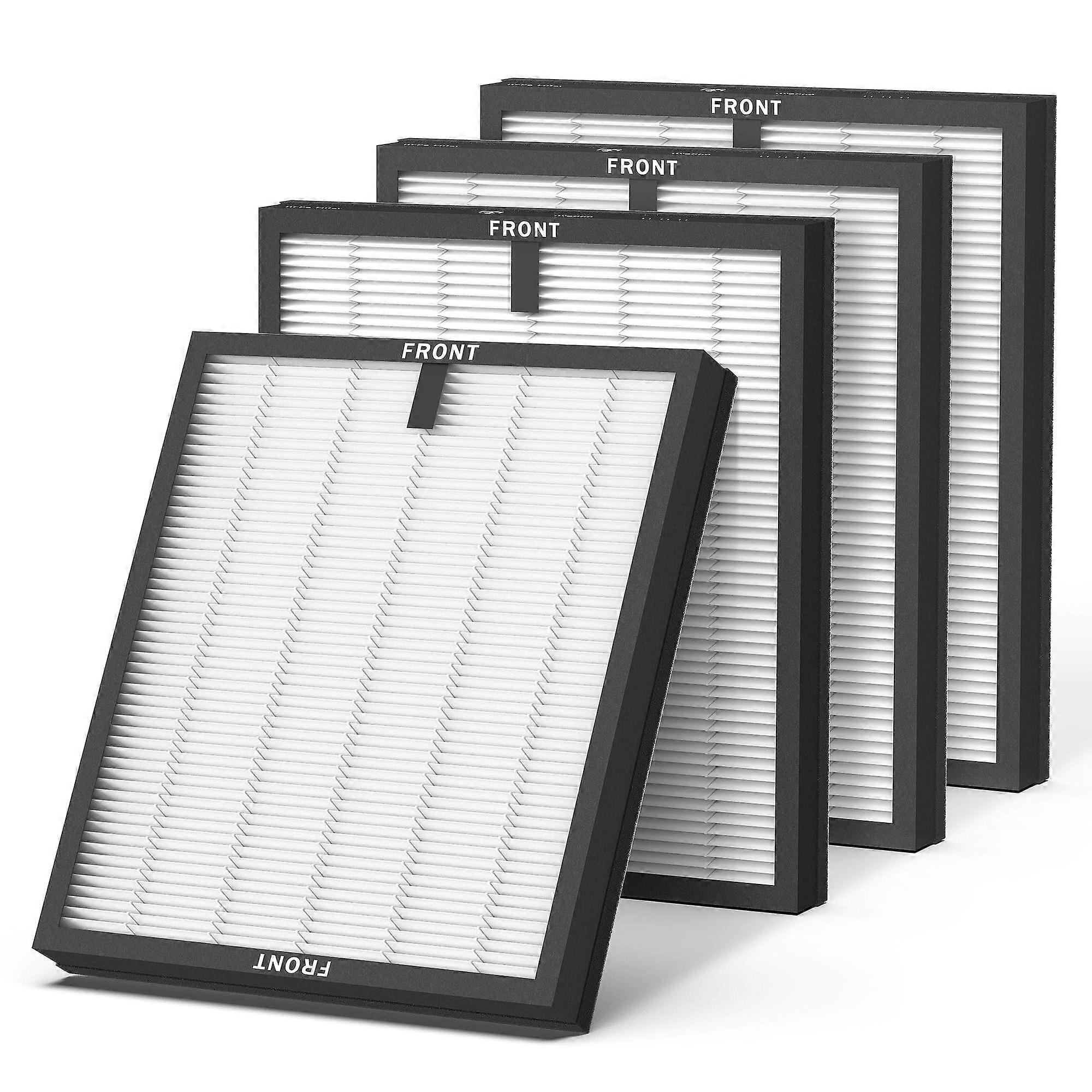 4 Pack True HEPA Replacement Filters for Air Purifier