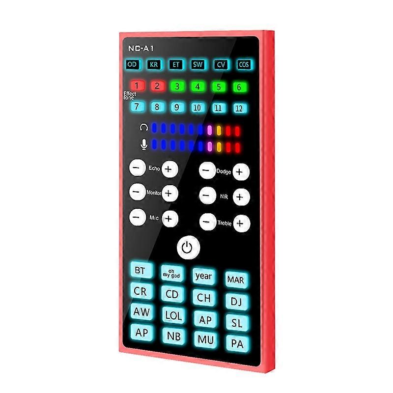 NC-A1 Bluetooth 5.0 Sound Card 12 Kinds Of Sound Effects Support Real-Time Monitoring