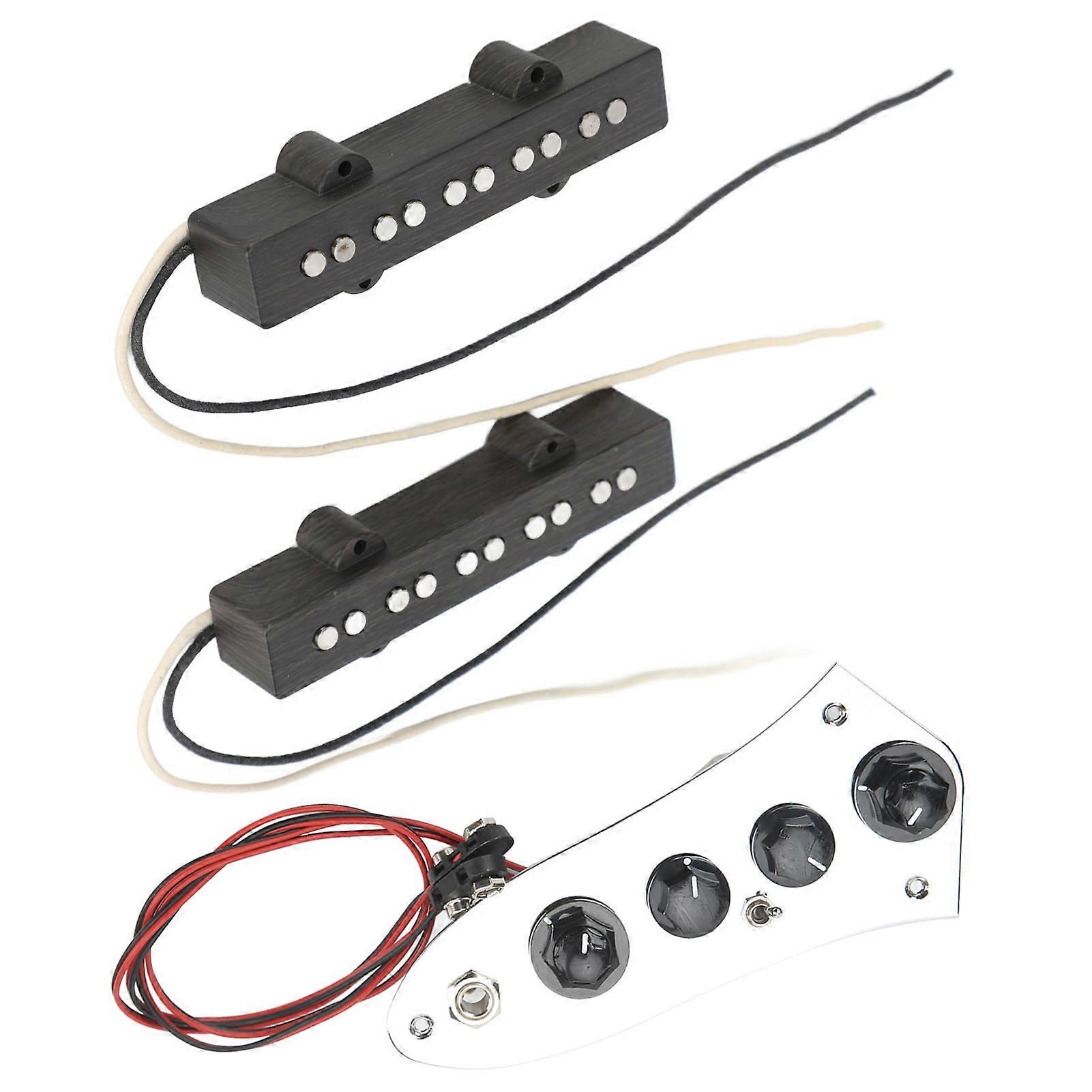 5-String Guitar Bass Pickup Set with Wired Control Board Kit