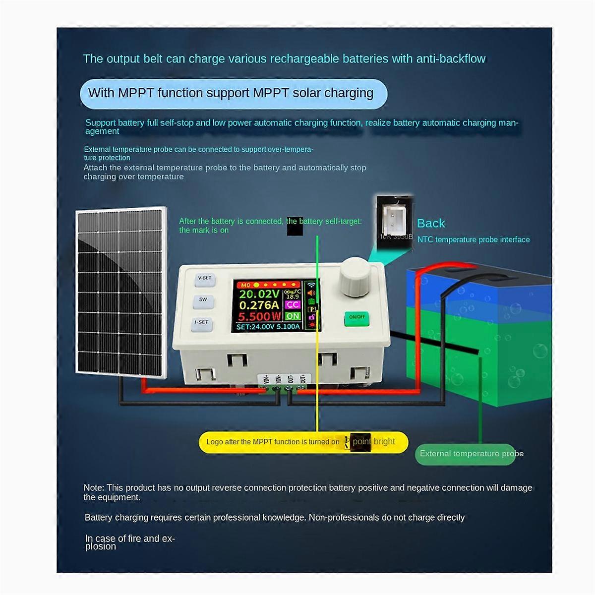 SK60S CNC Adjustable Voltage Regulator Constant Voltage Constant Current Solar Charging Module