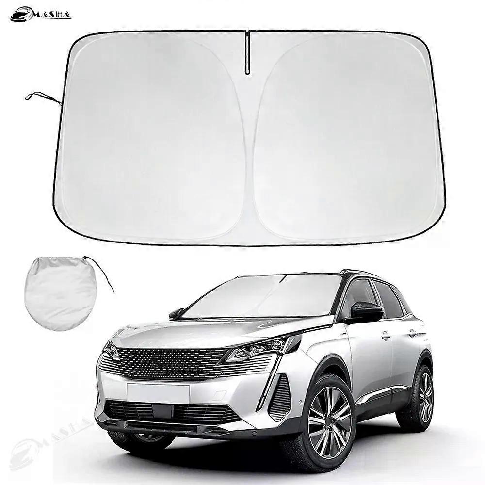 Windshield Sun Shade For Peugeot 3008 2009-2016 Window Sunshade Sun Visor Protector Foldable Blocks UV Rays Keep Your Car Cooler