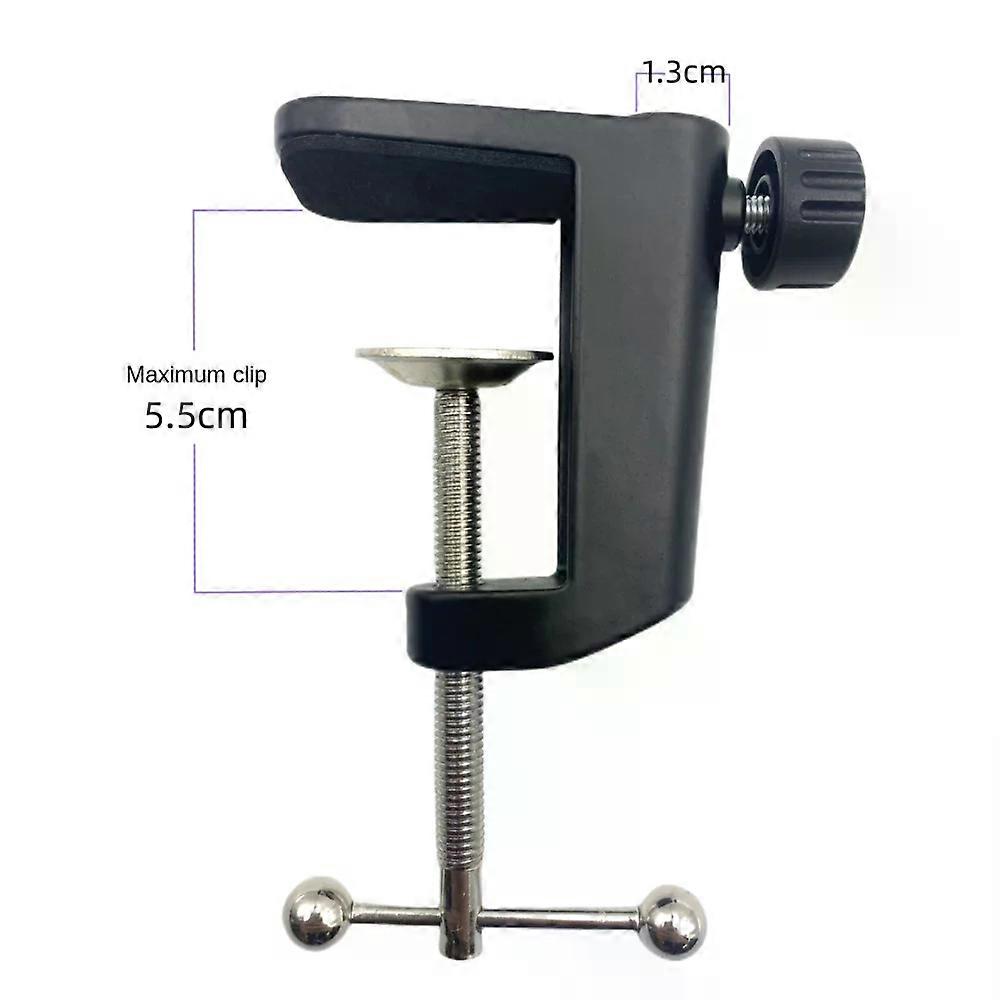 Lamp Clip Not Easy To Drop Durable Aluminum Alloy Available Anyway I-shaped Clip Metal Stand Base Metal Handle Easy To Adjust
