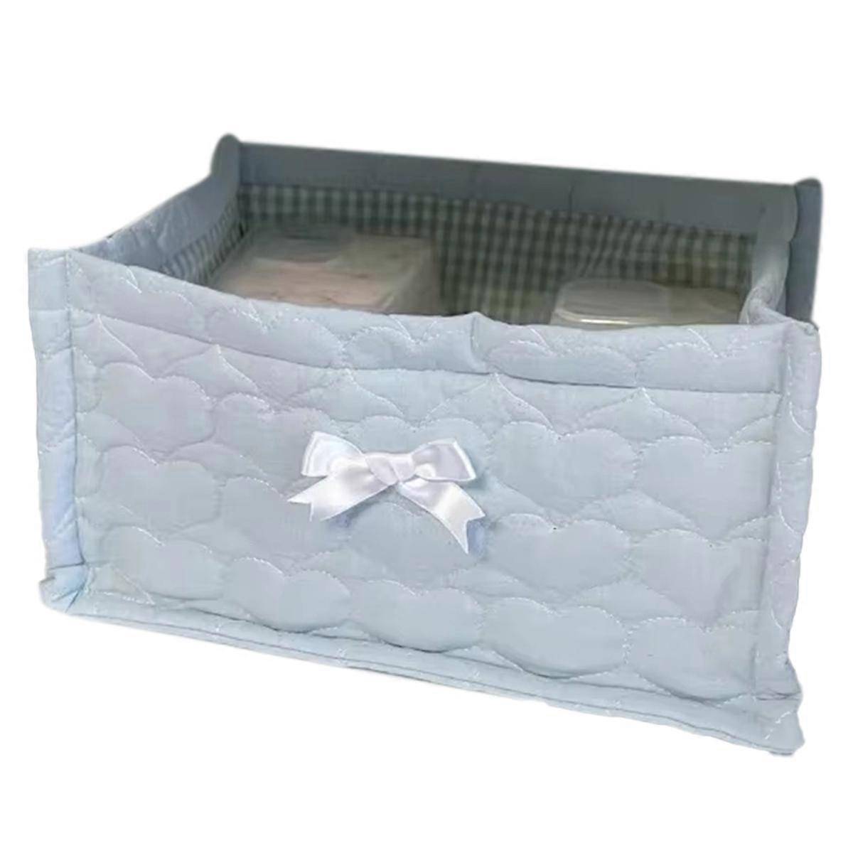 1PCS Square Storage Basket Desktop Organizer Storage Basket,F