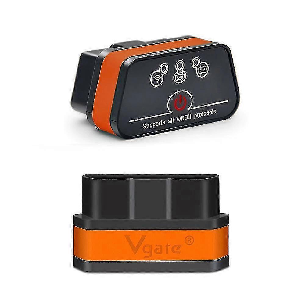 Suitable for Vgate Icar2 Elm327 Obd 2 Bluetooth scanner Elm327 V2.1 Obd2 Bluetooth version automatic diagnostic tool, suitable for Android/PC code rea