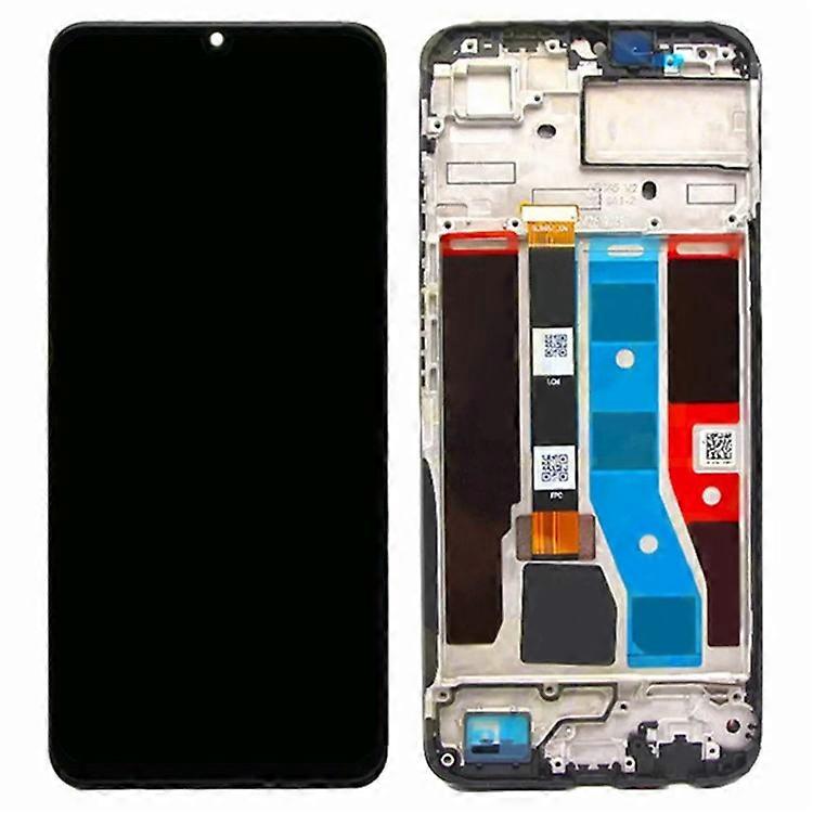 Compatible For Realme C51 Grade S LCD Screen and Digitizer Assembly + Frame Part (Without Logo)