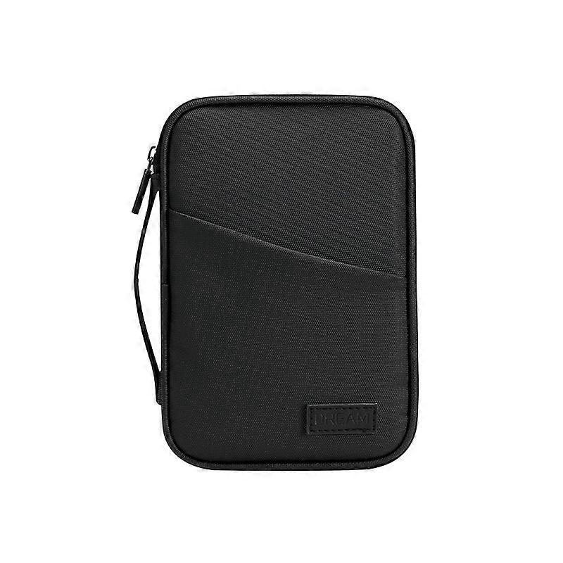 Travel Document Organizer with Card Slots, Family Passport Holder Wallet for Men, Durable Travel Case for Cards and Documents