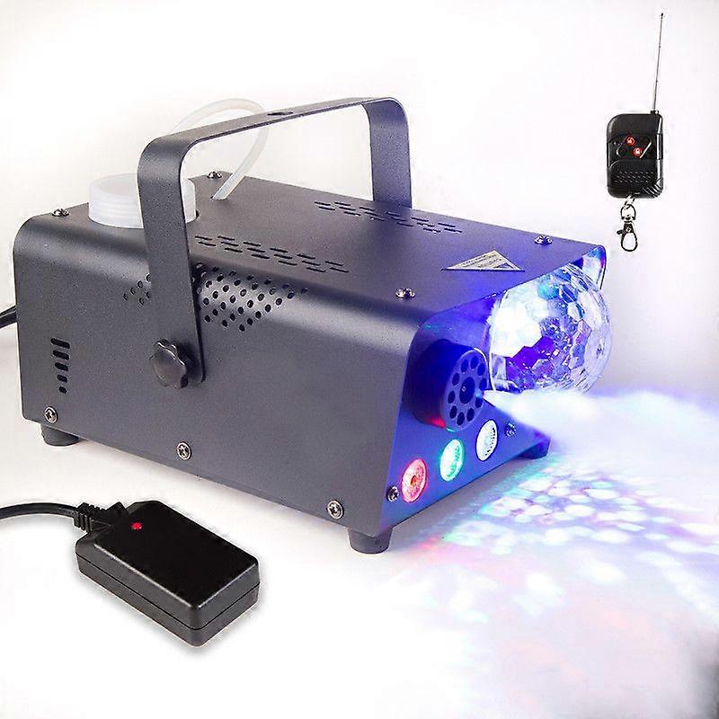 600W 220V RGB 3in1 Fog Smoke Machine PartyShowLED Light + Remote Controller Home