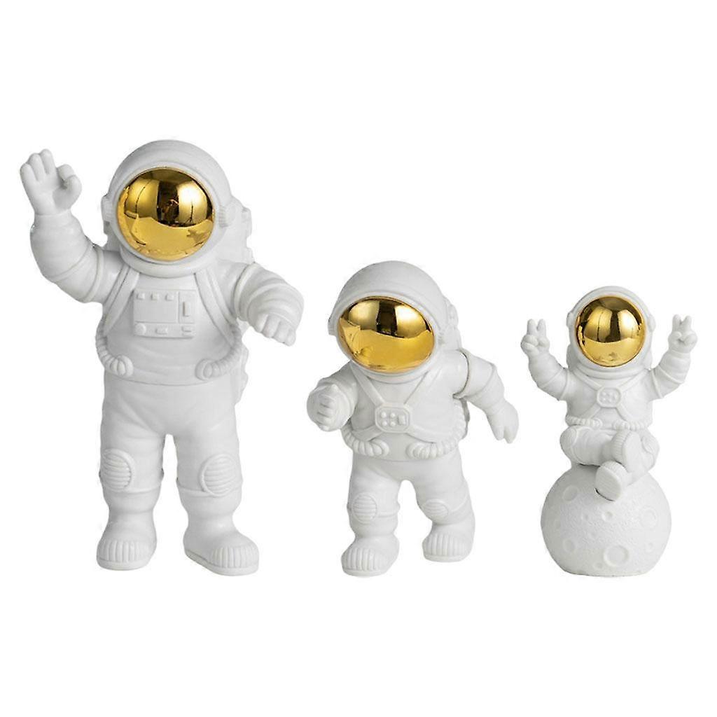 Astronaut Figurine Action Statue Sculpture for Bookcase Home Office Cabinet