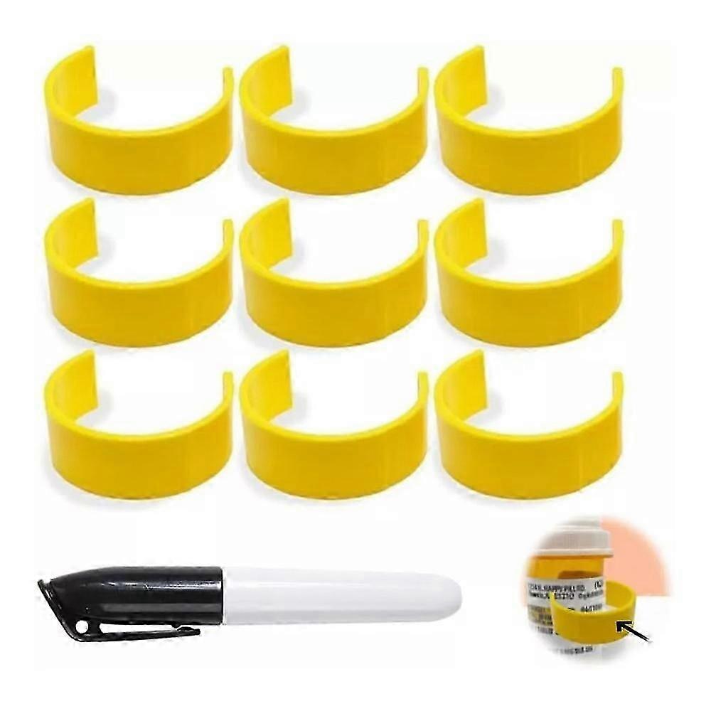 Clips for Pill Bottles,Medicine Bottle Label Clips for Medication Identification