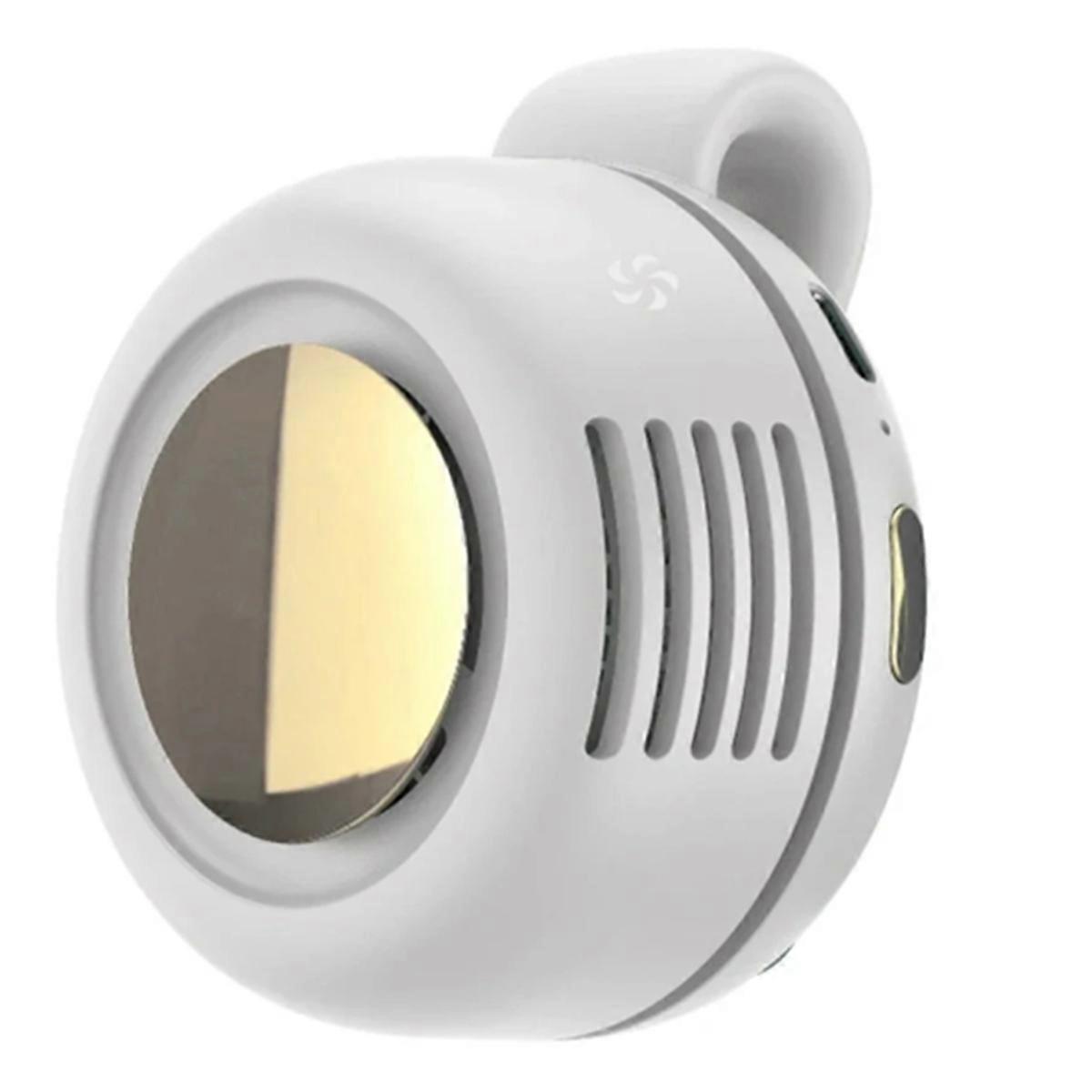 Waist-Hanging Charging Fan Waist-Clip Mini Cyclone Fan Portable White