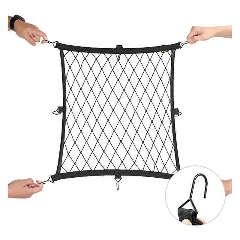 Rhinowalk držák na motocyklovou helmu Net 8 plastových háčků Držák sítě na zavazadla na motorku Mesh Storage Tru