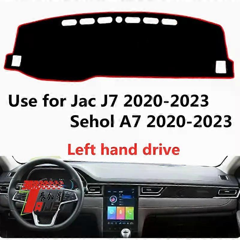 Taijs Left Hand Drive Car Dashboard Cover Mat Dashmat for JAC J7 Sehol A7 2020 2021 2022 2023 Sunny Shade Pad Anti Dusty
