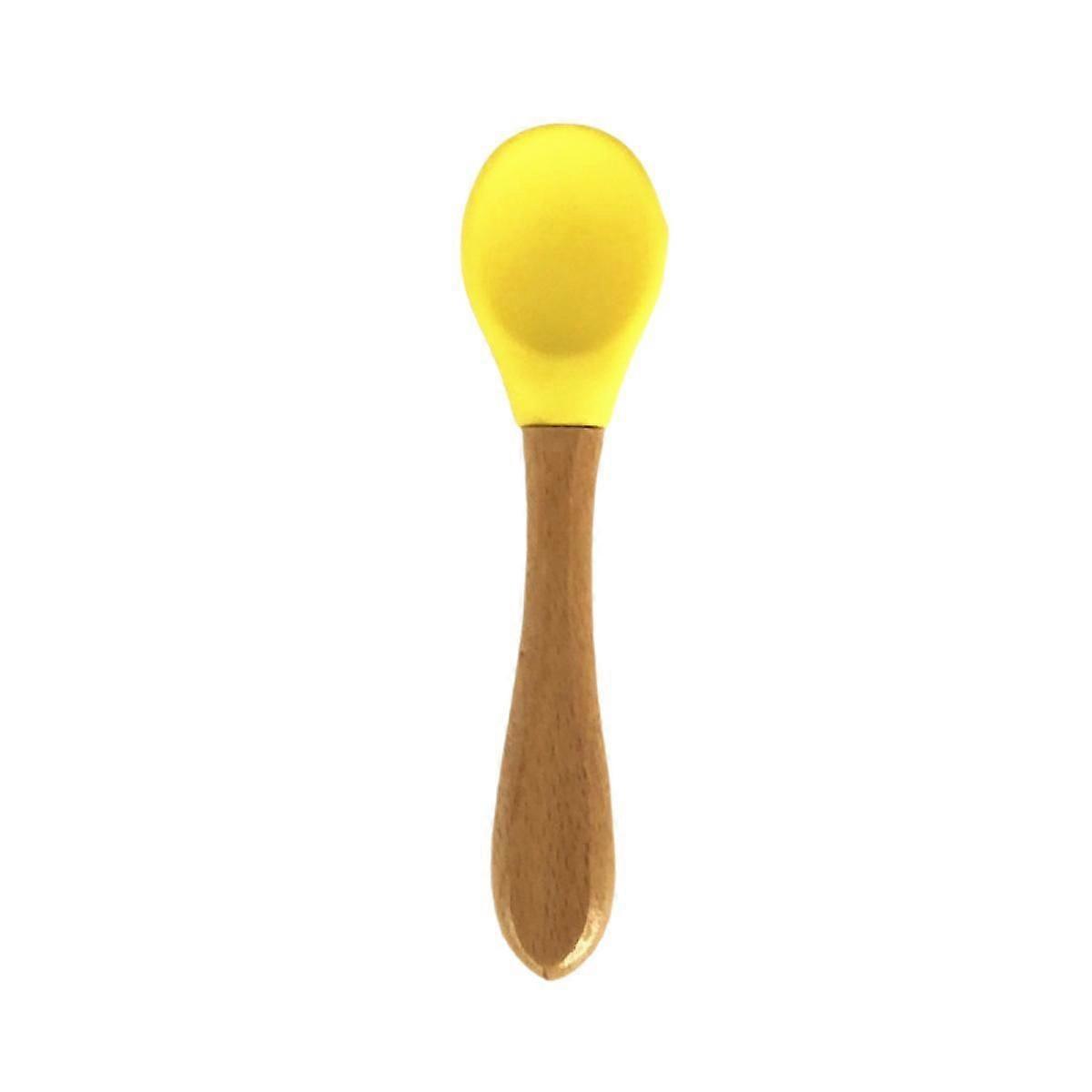 All Natural Beech Wood Fork and Spoon Set - BPA Free, Toddler Tableware, Suitable For Stage 3 Babies Gum Friendly Training