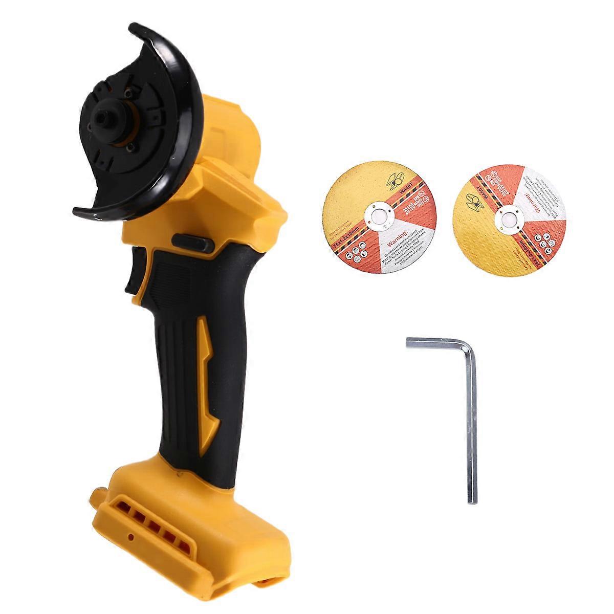 Mini Angle Grinder 3 Inch Cordless Polishing Machine Cutting Grinder+2 Cutting Disc Power Tool for 1