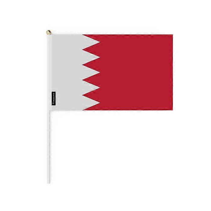 Set of Mini Flags – Bahrain – 14 x 21 cm – Handheld – Polyester - 50 pieces
