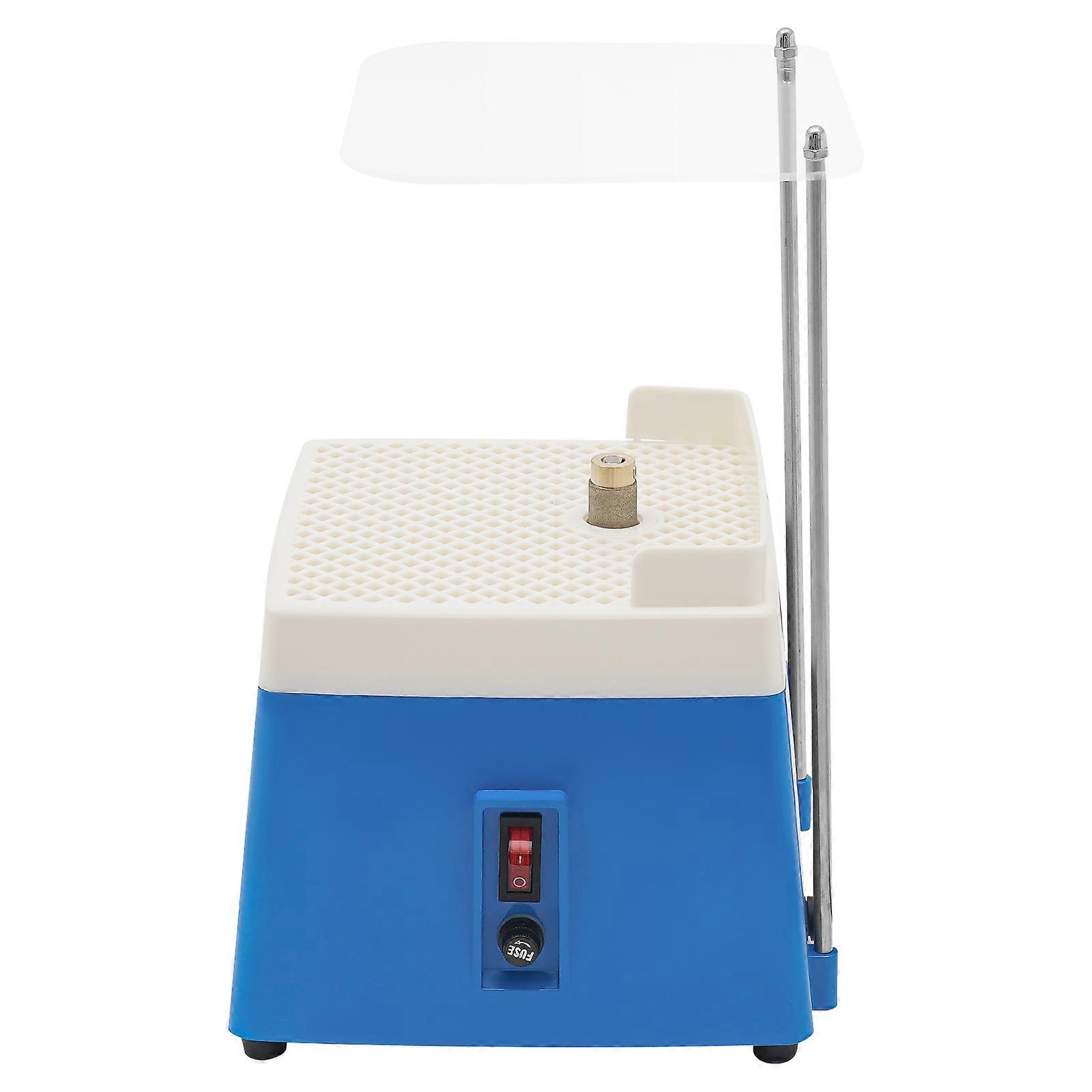 65W 220V Portable Stained Glass Grinder Machine Ceramic Grinding Tool Blue