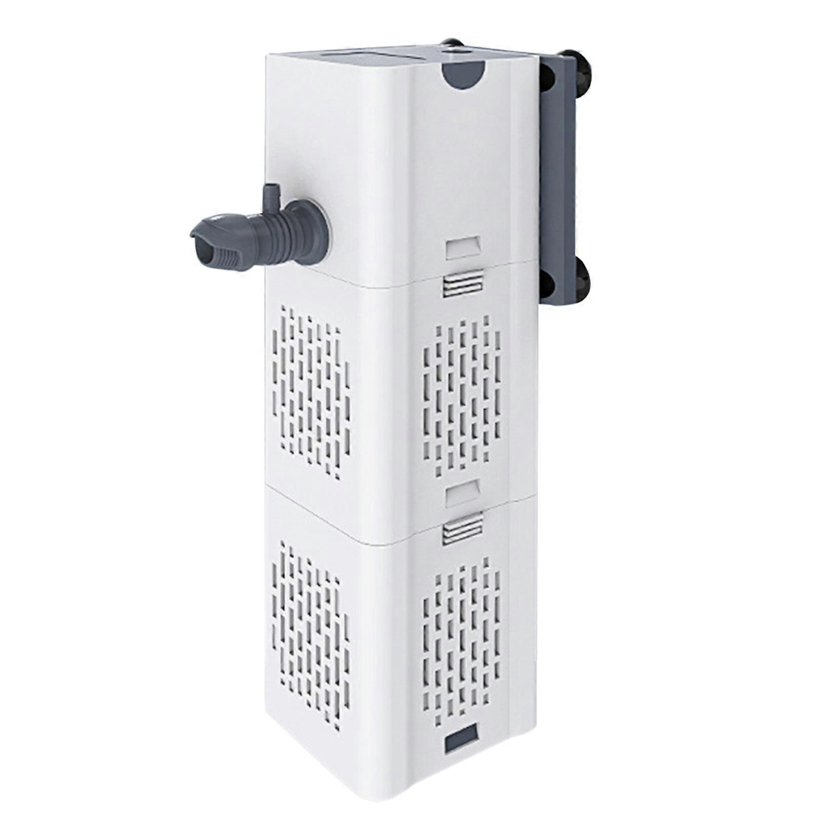 15W Filter, Fish Tank Filter Filtration Pump Circulation Internal Filter with Maximum of 1000L/H Adjustable Airflow Quiet and Low Noise