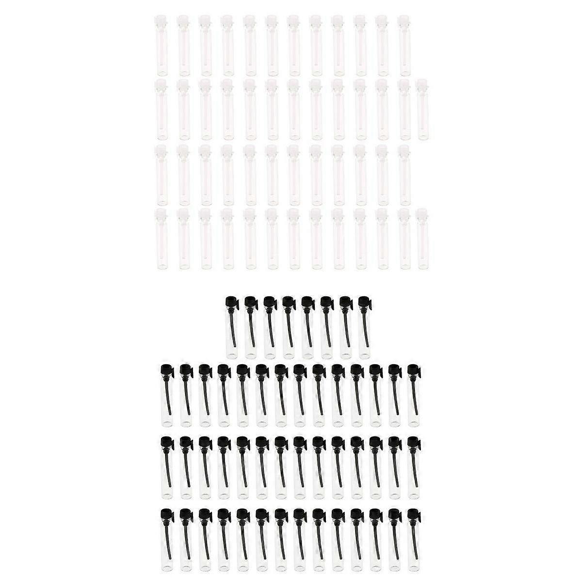 100x Makeup Perfume Oils Serum Liquid Sample Drop Pipette Bottles Tubes 2ml