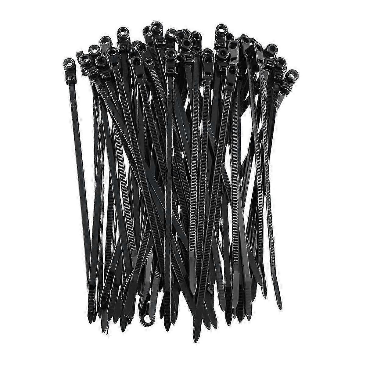 300Pcs Reusable Self-Locking Nylon Cable Ties for Fastening Wires