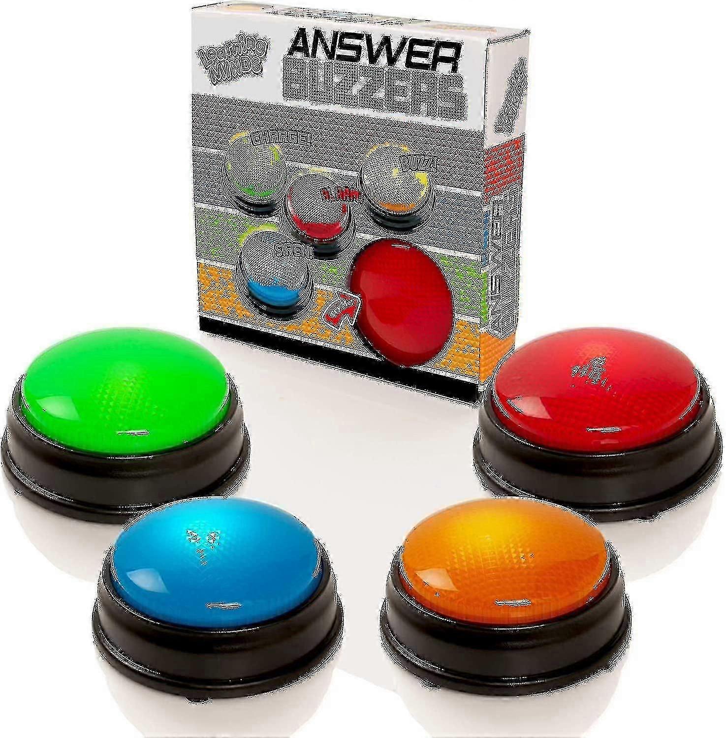 Ant Farm Answers Buzzer Quiz - Set 4 Lights Amp; Sound Buzzer Bar Quiz Game