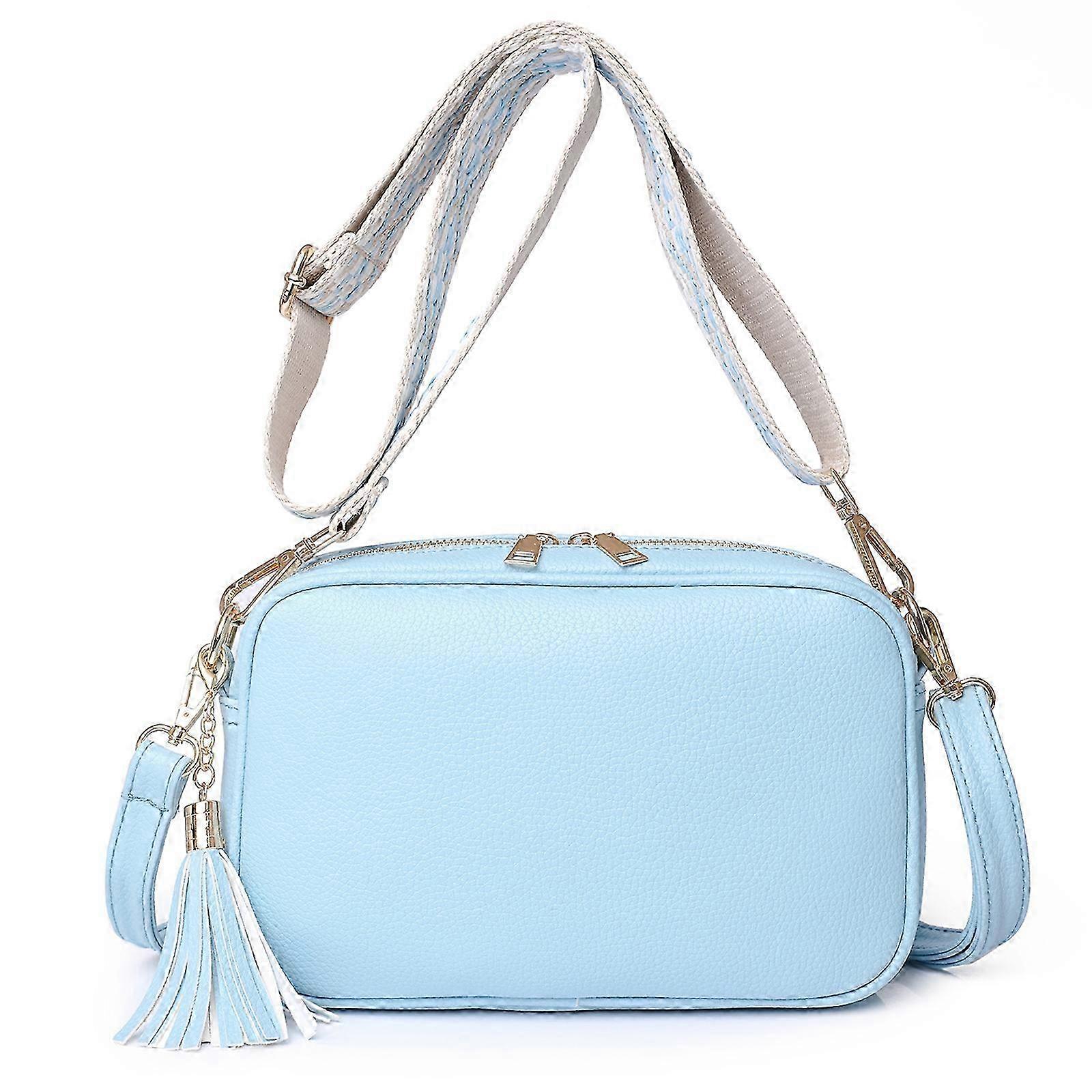 2025 Sky Blue Crossbody Bag - Elegant and Practical