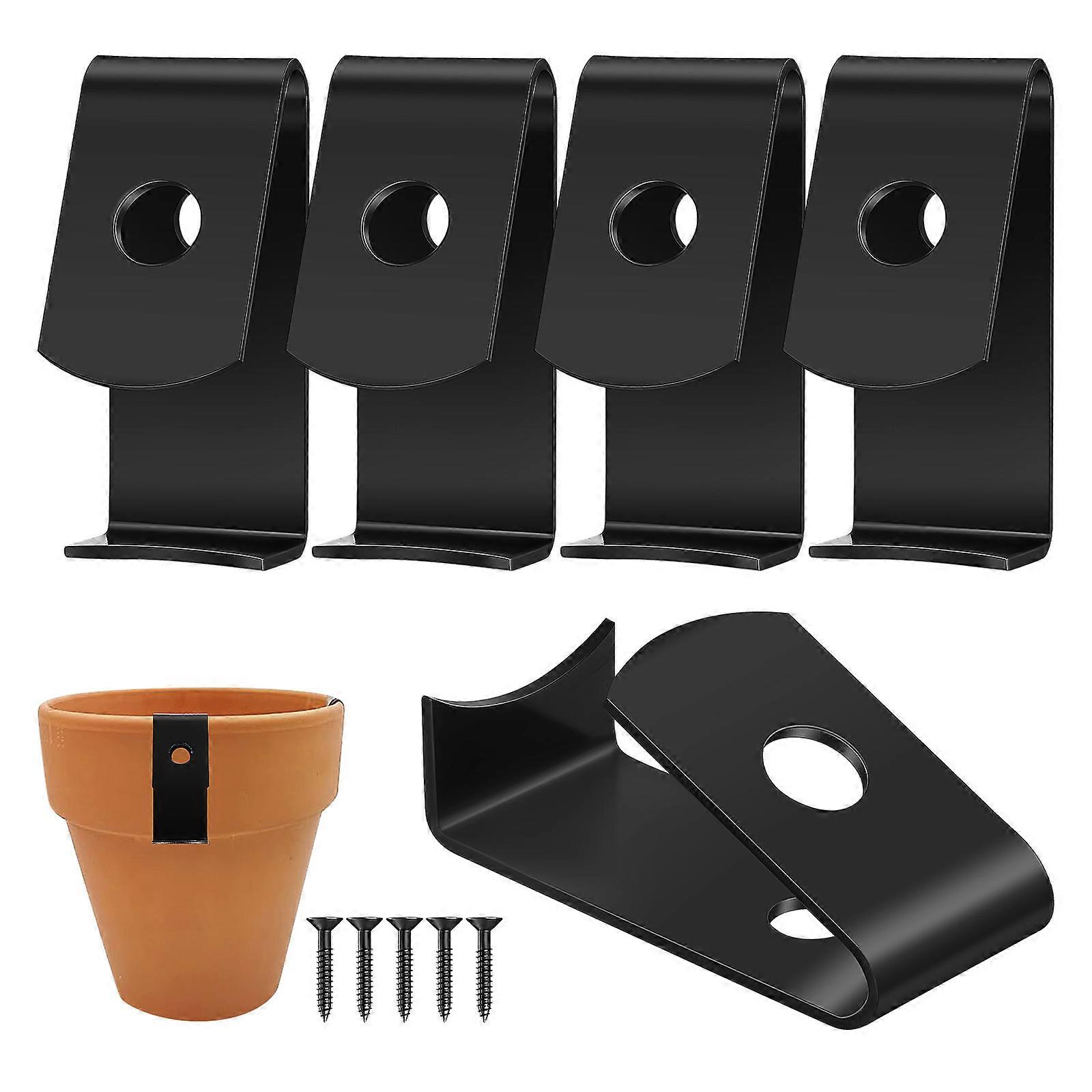 Durable Wall Mount Hooks for Plants, Supporting Various Pot Sizes and Styles