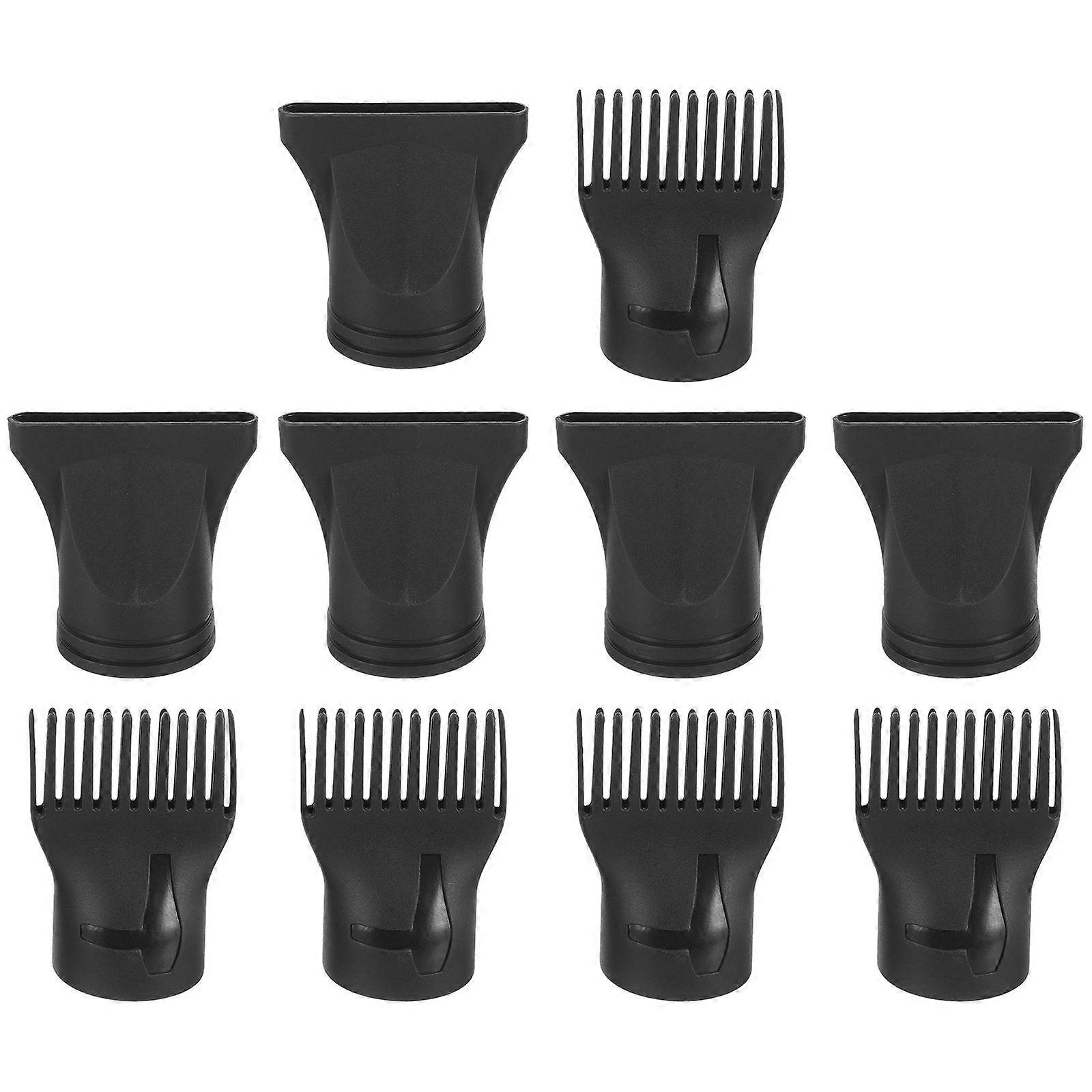 Blow Dryer Comb Attachments Set of 10   Durable Lightweight Nozzle for Professional Styling   Travel Friendly Universal Fit for All Hair Types