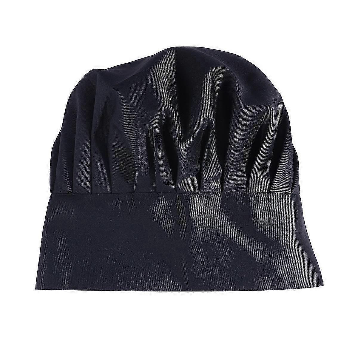 Mushroom Style Kitchen Restaurant Hat Chef Cook Black