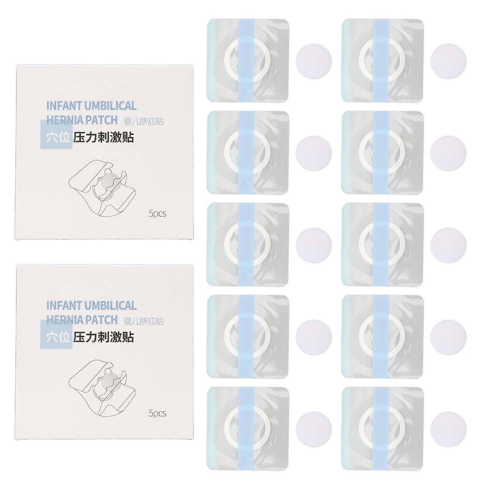 10pcs Infant Umbilical Hernia Patch Non Allergenic Self Adhesive Quick Recovery Baby Belly Navel Button Hernia Patch