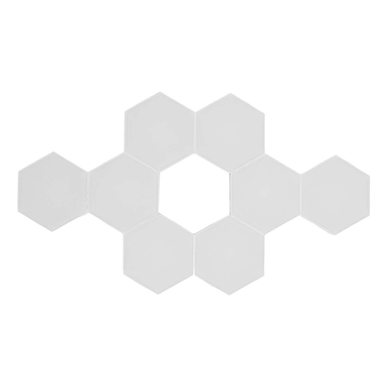 8 Sets Hex Light Panel Voice Control Pickup Music Sync RGB Hex LED Light with Bluetooth APP and Remote Control 