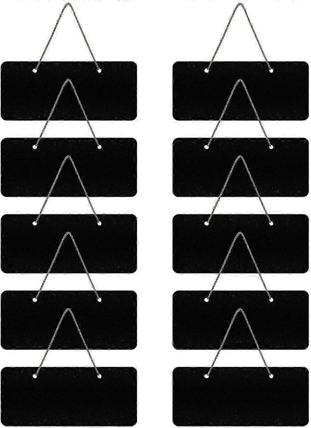 2025 Nouveau Petit Mini Panneau Réutilisable De Tableau Noir - 10pcs Suspendu