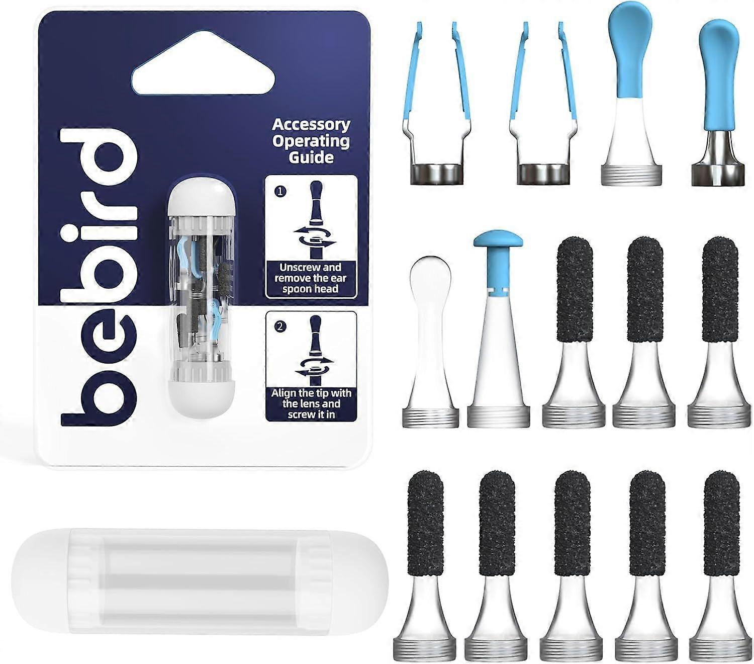 Official Earsight Plus Original Accessory - 14 PCS Replacement Tip for Wet/Dry