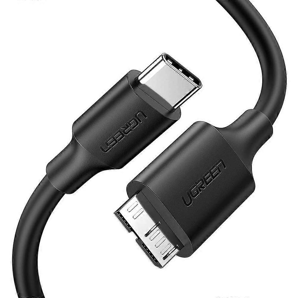 UGREEN 20103 1m USB-C a USB 3.0 Micro Carga rápida Transmisión rápida de datos Cable simultáneo 