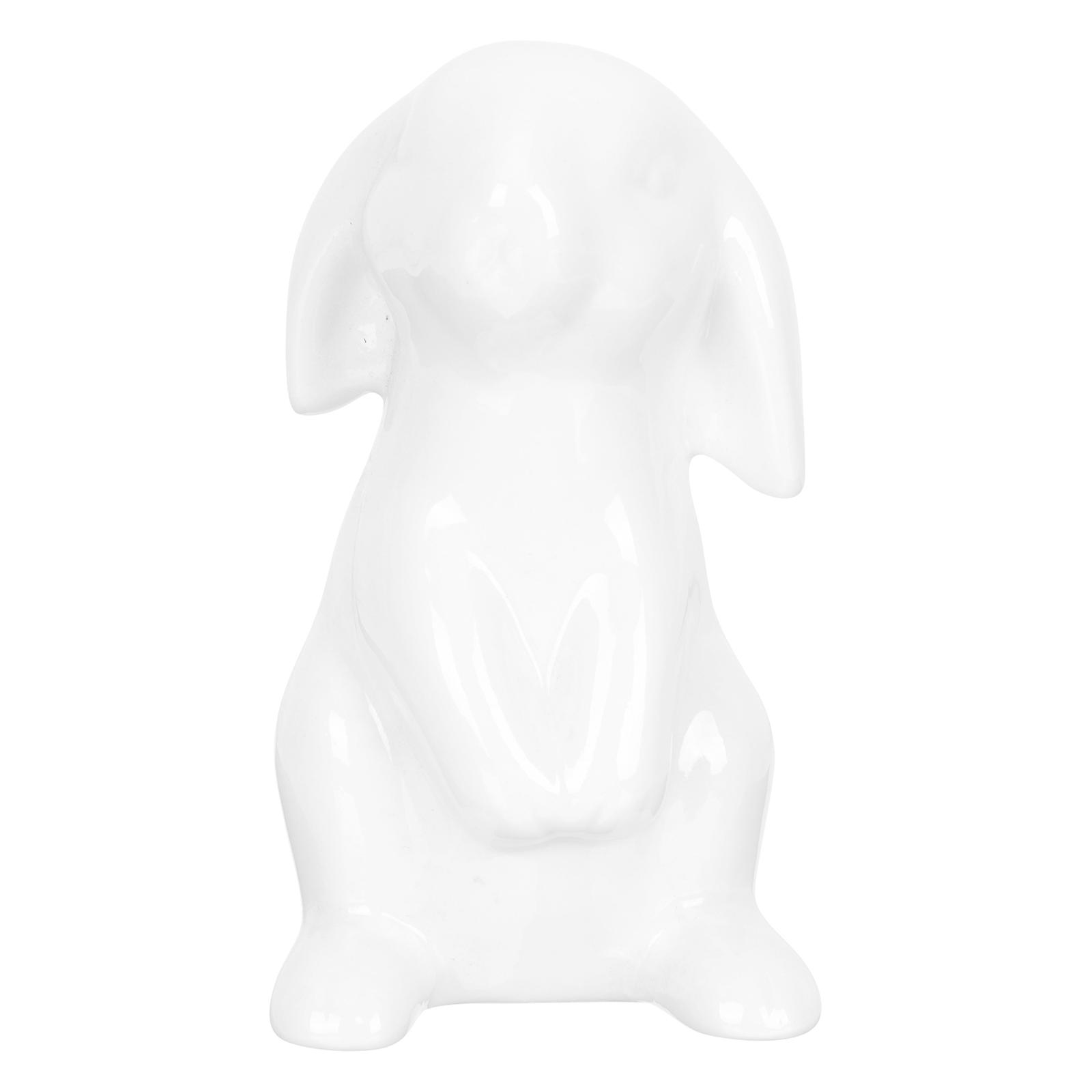 Rabbit Statue Desktop Adornment Ceramic Rabbit Easter Adornment