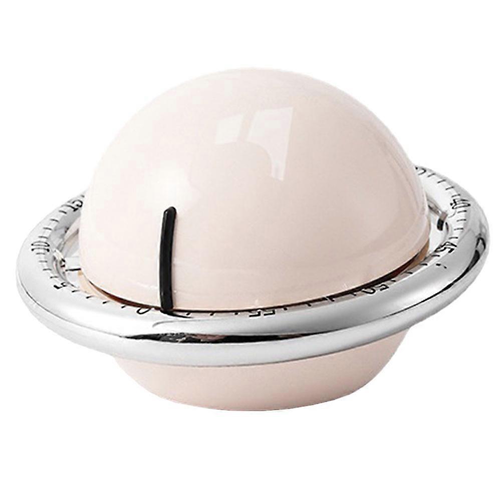Kitchen Cooking Timer Mechanical Kitchen Timer For Home Decor Simple Design Beige 8.50X8.50X5.00CM Alarm 1Pack