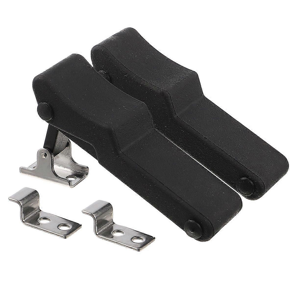2PCS Concealed Toggle Catch Lightweight Latch Lock Durable Clamp Hasp