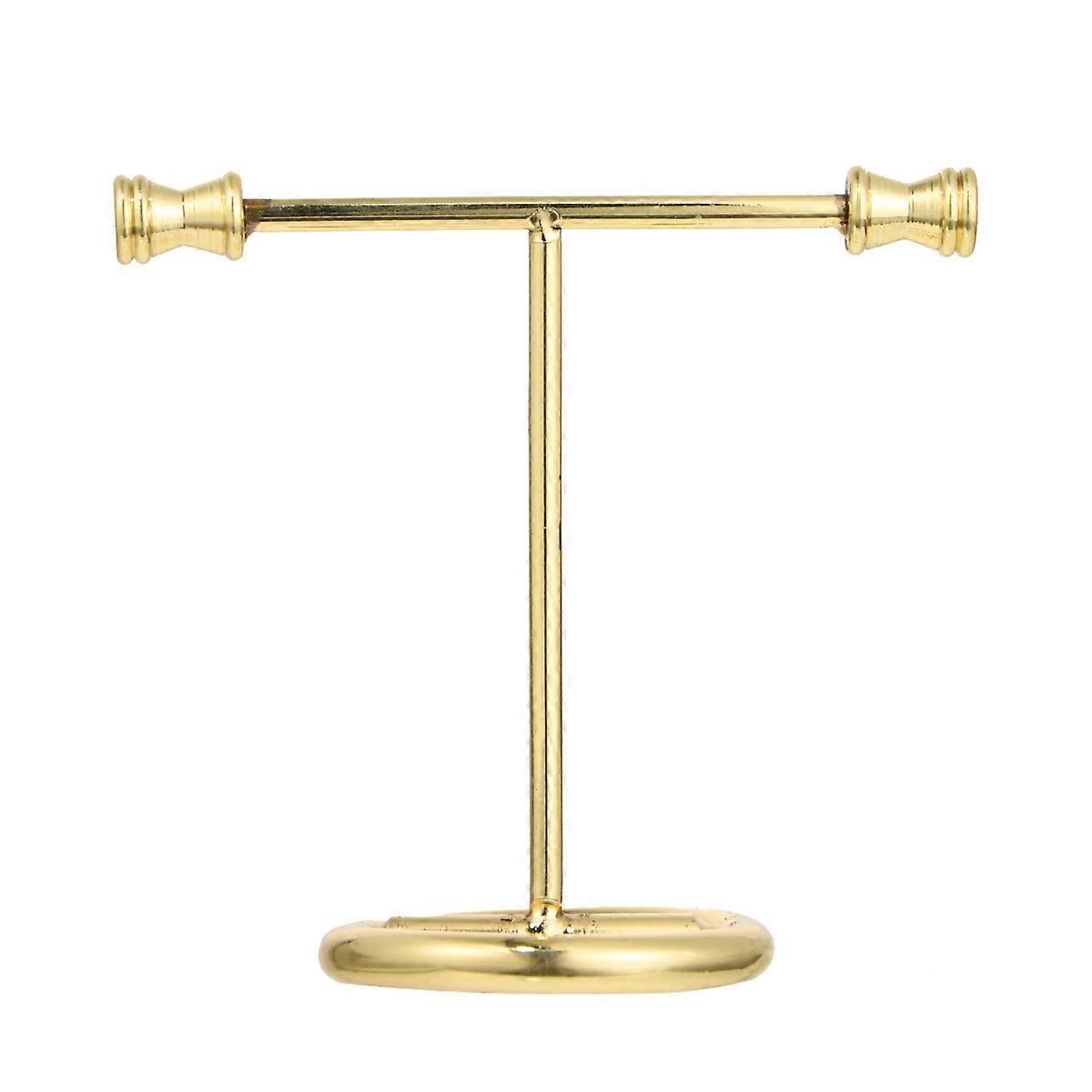 Metallo Gioielli Stand Collana Gioielli Display Rack Ufficio Uso Lega Design Semplice 7.5x7x4cm Gioielli Display 1 Pz