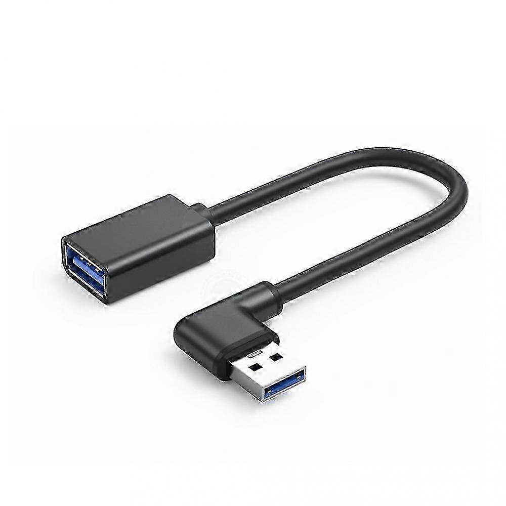 10/30/50/100/200 ס"מ כבל מאריך USB 3.0 קו נתונים כפוף ימין/שמאל למדפסת CHS-1m כיפוף שמאלה-