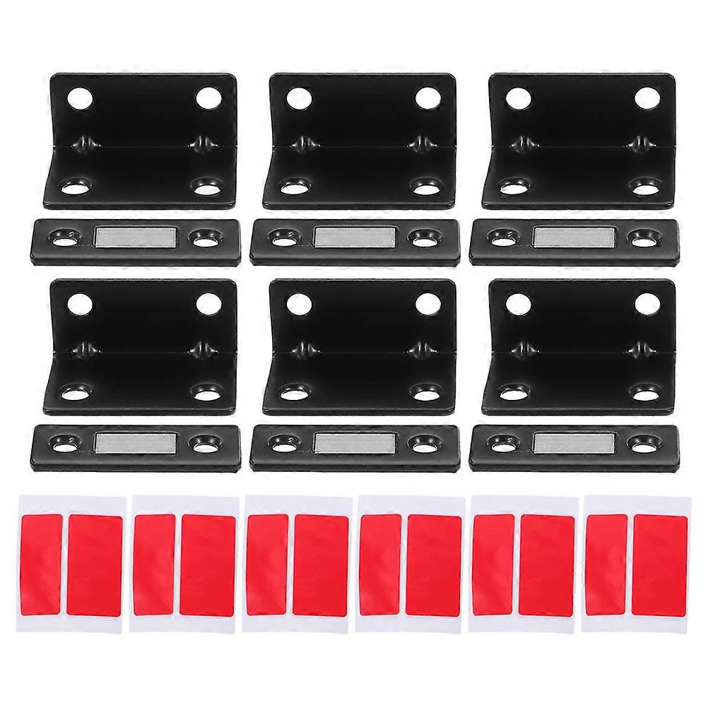 Magnet Cabinet Door Catch Storage L-Shaped Hidden Design 6 Sets